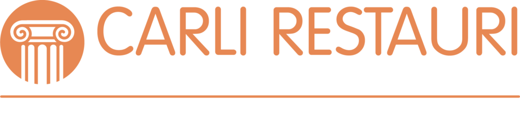 logo Carli Restauri bianco